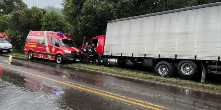 Quatro acidentes são registrados em Garibaldi em menos de duas horas