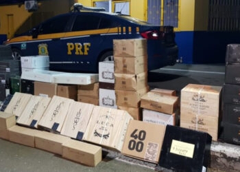PRF apreende 350 garrafas de vinhos importados ilegalmente da Argentina, em Veranópolis