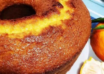 Bolo leve de tangerina