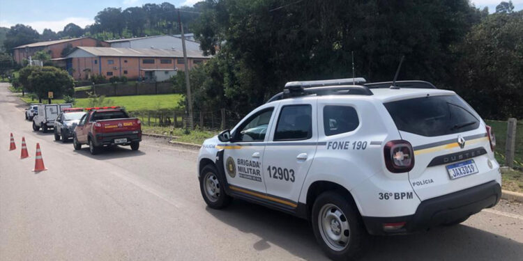 BM de Nova Roma do Sul atende ocorrência de acidente de trânsito com vítima fatal em Antônio Prado