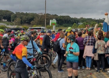 Ciclistas e jipeiros se uniram em pré-romarias no Santuário de Caravaggio