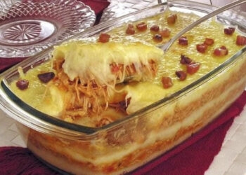 Purê Recheado com Frango