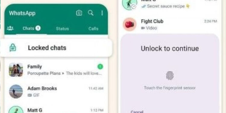 WhatsApp lança recurso de Proteção de Conversas com senha e biometria para aumentar privacidade dos usuários
