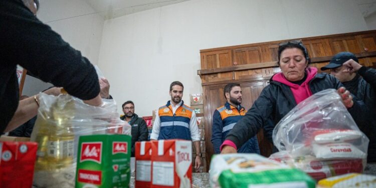Governador e vice visitam município atingido por ciclone