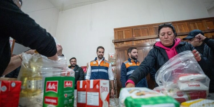 Governador e vice visitam município atingido por ciclone