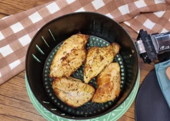 Filé de frango na airfryer