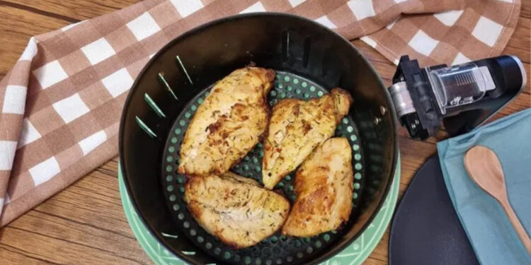 Filé de frango na airfryer