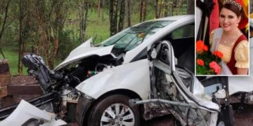 Ex-princesa da Oktober Freund Fest morre em acidente de trânsito em Caibi (SC)