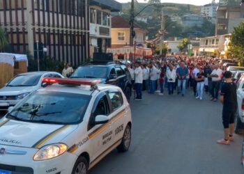 Brigada Militar assegura tranquilidade na procissão de Corpus Christi em Nova Roma do Sul