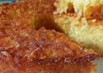 Bolo de Mandioca com Coco Delicioso