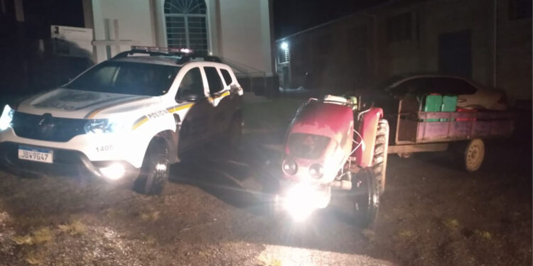 Homem de 35 anos é preso por furto de trator em São Marcos