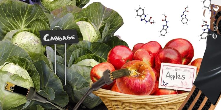 Cientistas criam detector de agrotóxico nos alimentos