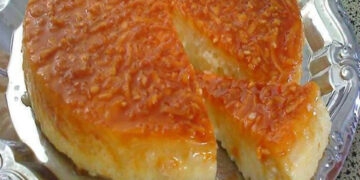 Pudim de mandioca