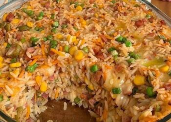 Arroz de Forno prático e saboroso