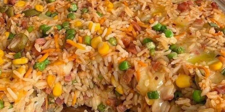 Arroz de Forno prático e saboroso