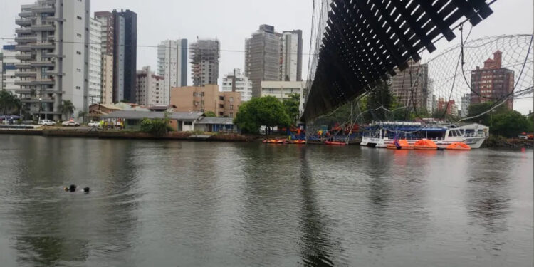 Inquérito policial sobre queda de ponte na divisa entre RS e SC termina sem indiciados