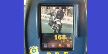 Polícia flagra motociclista a 168 km/h em Montenegro