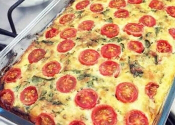 Torta de Espinafre com Tomate Cerejaâ 