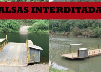 Travessia das balsas entre Nova Roma do Sul e municípios vizinhos encontra-se temporariamente indisponível