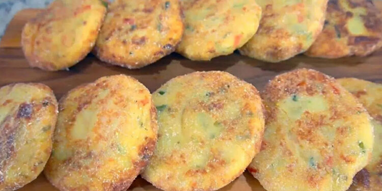 Croquete de batata com queijo