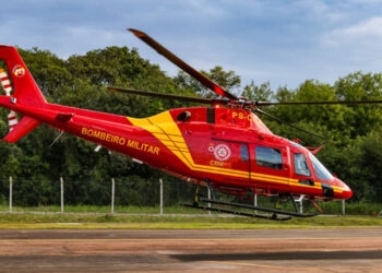 Estado entrega o primeiro helicóptero da história do Corpo de Bombeiros Militar