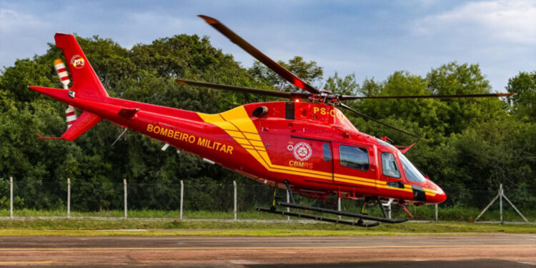 Estado entrega o primeiro helicóptero da história do Corpo de Bombeiros Militar