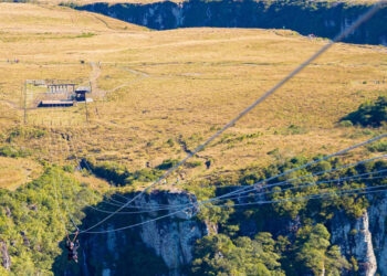 Rio Grande do Sul ganha a tirolesa mais alta das Américas