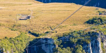 Rio Grande do Sul ganha a tirolesa mais alta das Américas