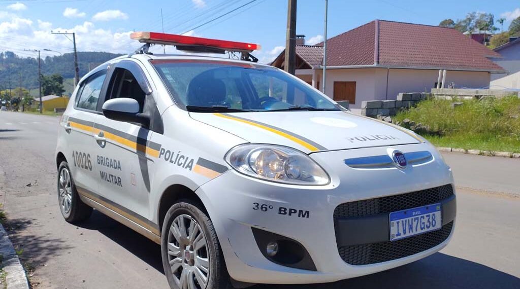 Brigada Militar de Nova Roma do Sul prende homem de 30 anos com Mandado de Prisão em aberto