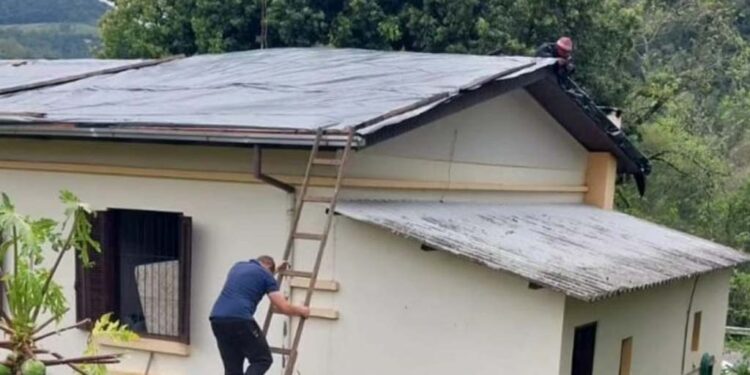 Temporal causa estragos no interior de Bento Gonçalves