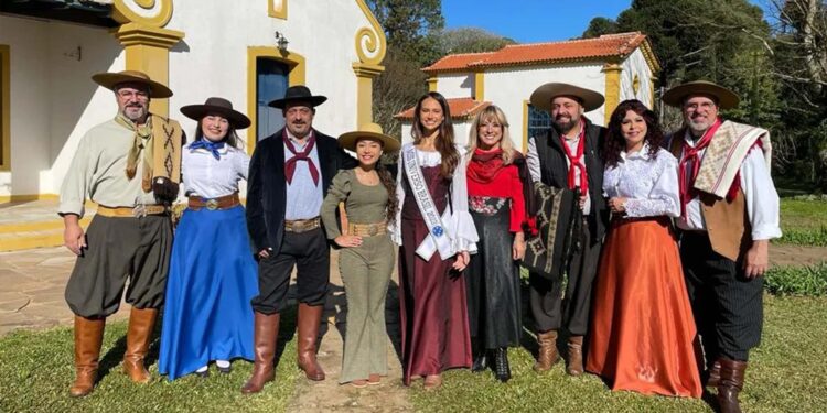 Miss Brasil grava clipe sobre a Chama Crioula em Vacaria