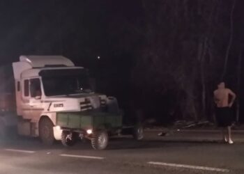 Homem morre em acidente envolvendo caminhão e microtrator, em São Marcos