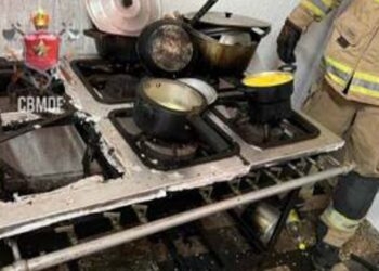 Panela de pressão explode e mulher sofre queimaduras de 1º grau