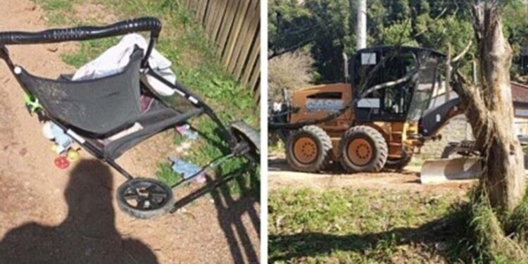 Bebê de seis meses morre após ser atingido por maquinário de prefeitura