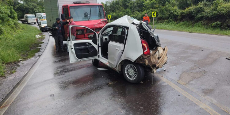 Jovem de 23 anos morre em acidente de trânsito na ERS-122, em Farroupilha