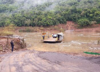 Suspensão Temporária da Balsa do Rio das Antas às 22h devido ao Nível do Rio