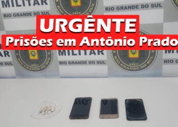 Ação Policial em Antonio Prado Resulta em Prisões por Tráfico de Drogas