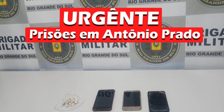 Ação Policial em Antonio Prado Resulta em Prisões por Tráfico de Drogas