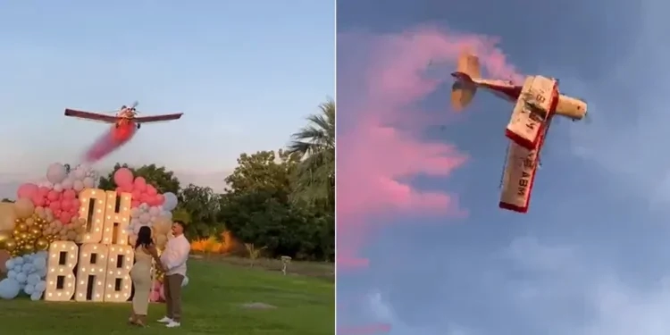 Piloto de 32 anos morre após avião partir e cair durante chá revelação, no México