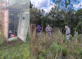 Ato de Vandalismo na Comunidade de Linha Paranaguá: Central de Transmissão de Internet Danificada