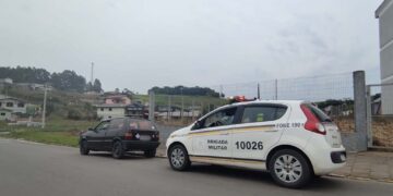 Condutor Sem Habilitação e IPVA Vencido é Autuado Pela BM de Nova Roma do Sul