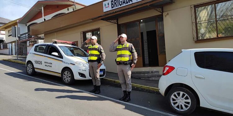 Homenagem à Memória do Soldado Wille: Brigada Militar de Nova Roma do Sul Presta Tributo