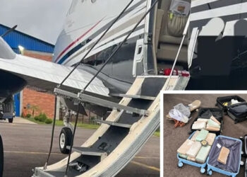 Avião com 35 quilos de cocaína é apreendido no aeroporto de Caxias do Sul; homem foi preso por tráfico