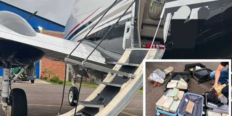 Avião com 35 quilos de cocaína é apreendido no aeroporto de Caxias do Sul; homem foi preso por tráfico