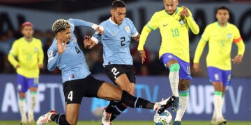 Brasil perde por 2 a 0 para o Uruguai pelas Eliminatórias da Copa
