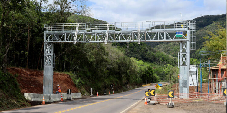 Segundo Pórtico de Pedágio Automático Começa a Ser Montado na ERS-122, em Ipê, na Próxima Segunda-feira