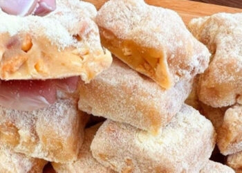 Docinho de leite ninho com amendoim