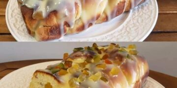 Pão doce com frutas cristalizadas🌲💛
