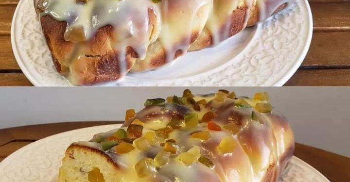 PĂŁo doce com frutas cristalizadasđČđ