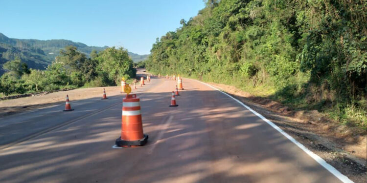 Trecho da ERS-122 em Alto Feliz é Liberado para Tráfego